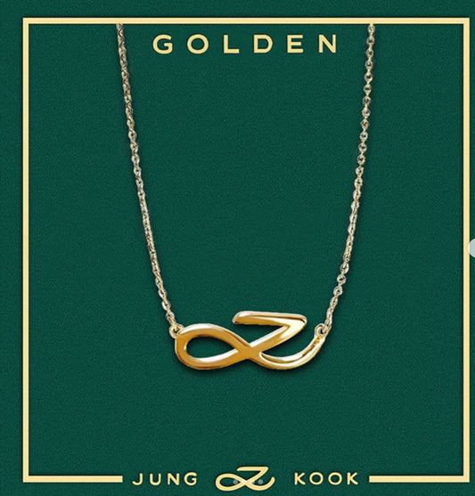 Jungkook Personalized Logo Necklace