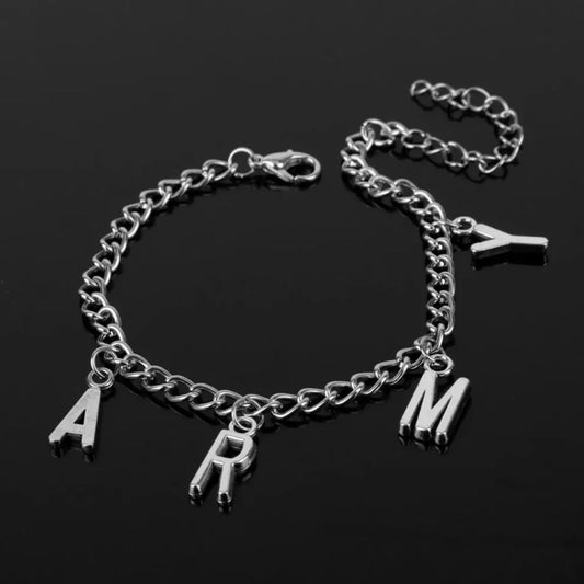 ARMY BTS Steel Bracelet🟣