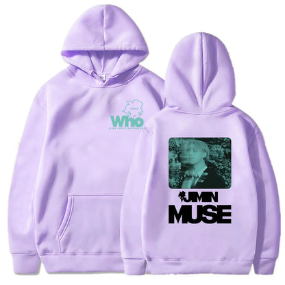 Jimin Muse Hoodies🩵