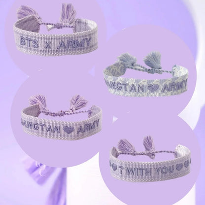 BTS Hand-Made Army Bracelets