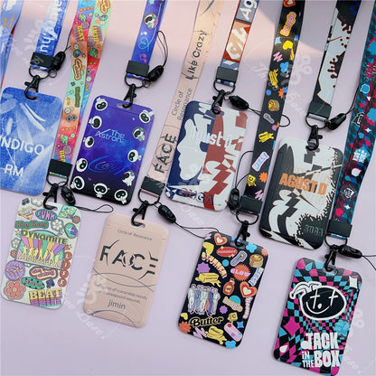 BTS Album Card holder lanyards