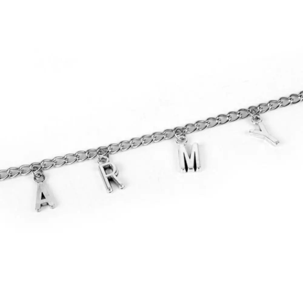 ARMY BTS Steel Bracelet🟣